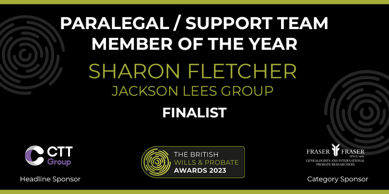 Paralegal Support Team Member of the Year Sharon Fletcher