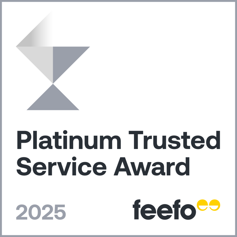 Platinum Trusted Service Award 2025