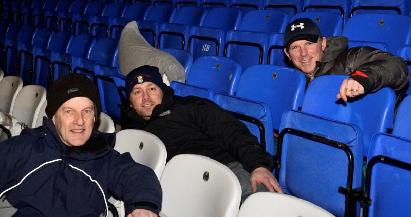 From Left to Right: Chris Topping (Law Society Human Rights Lawyer of the Year 2016), Darren Carter and Michael Davies at the first year of the sleep-out in 2016.