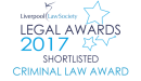 Shortlisted Criminal Law Award Liverpool Law Society