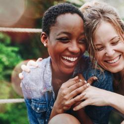 Image of couple embracing 