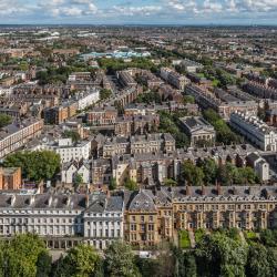 An aerial view of toxteth, Liverpool