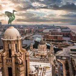 Liverpool city skyline